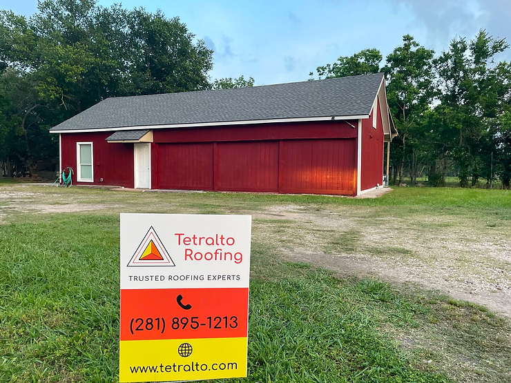 Red Barn with Slate Shingles